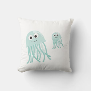 jellyfish mama and baby cushion