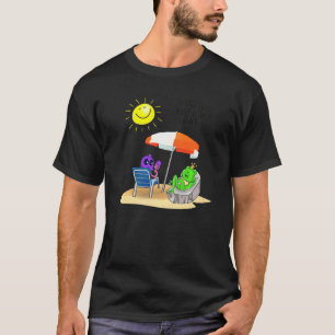 Jellyfish Meet Me At The Beach Meme Fun Frog At Th T-Shirt