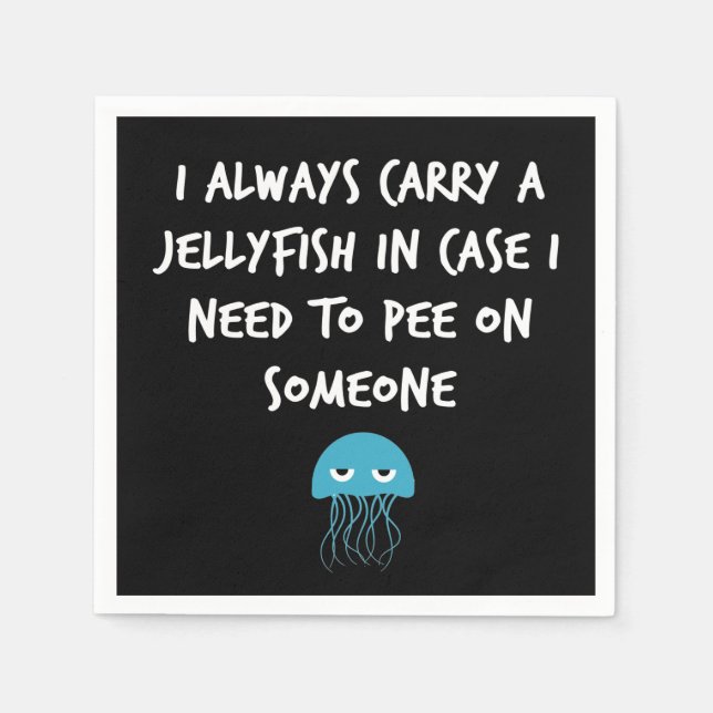 Jellyfish Napkin (Front)