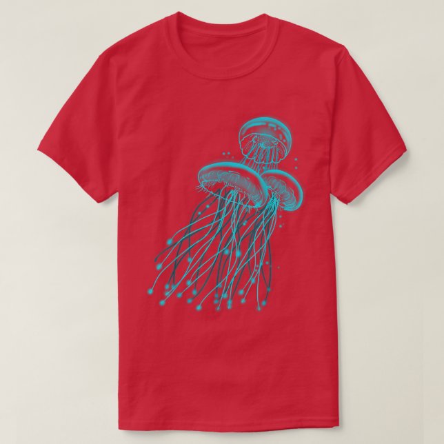 Jellyfish ocean funny Graphic  T-Shirt (Design Front)
