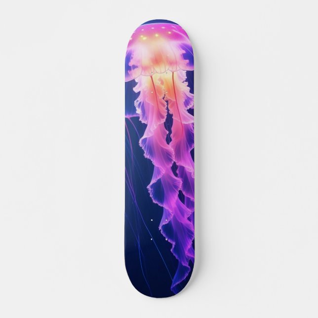 Jellyfish Ocean Underwater Life Skateboard (Front)