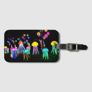 Jellyfish of Lights Luggage Tag