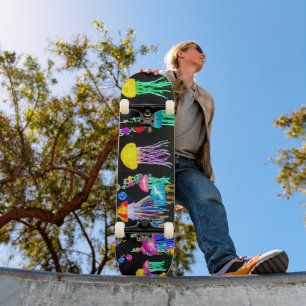 Jellyfish of Lights Skateboard