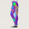 Jellyfish on Purple - Leggings