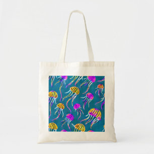 Jellyfish Pattern Tote Bag