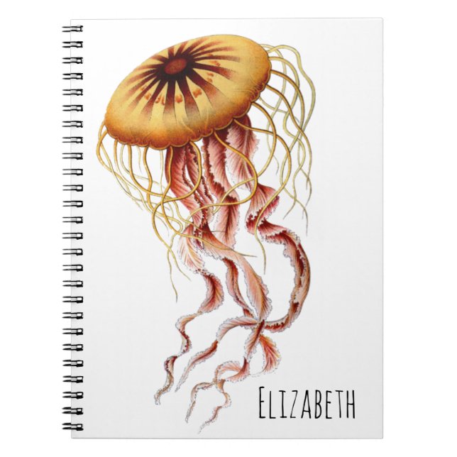 Jellyfish Personalised Notebook (Front)