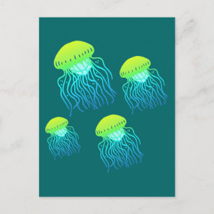 Jellyfish Postcard