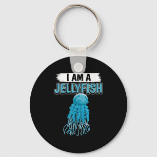 Jellyfish Quote I Am A Jellyfish  Key Ring