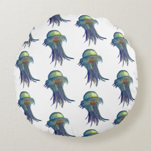 Jellyfish Round Cushion