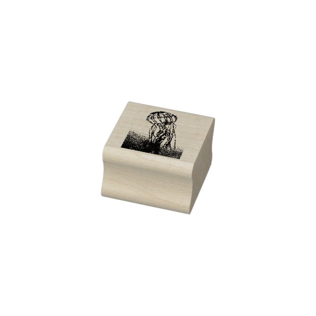 Jellyfish Rubber Stamp (Stamp)