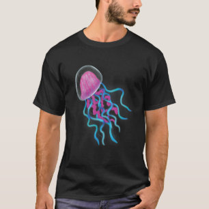 Jellyfish Sea Creature Medusa Underwater Marine Fi T-Shirt