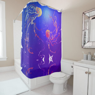 Jellyfish Shower Curtain