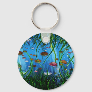 Jellyfish Swamp Key Ring