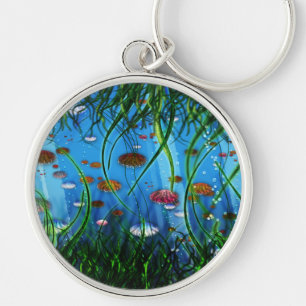 Jellyfish Swamp Key Ring