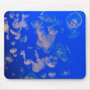 Jellyfish Swimming Photo Ocean Mouse Mat