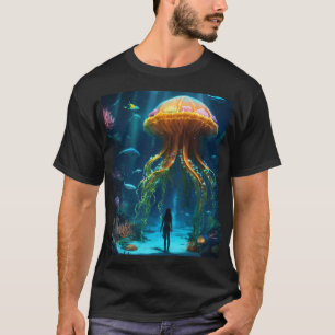 "Jellyfish T-Shirt – Vibrant and Artistic Ocean-In