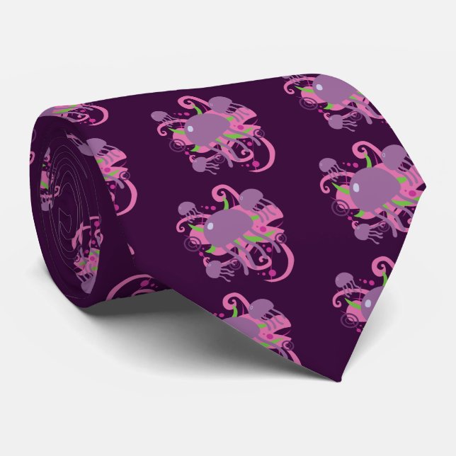 Jellyfish Tie (Rolled)