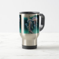 Jellyfish Travel/Commuter Mug, 15 oz 