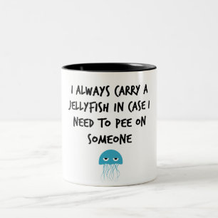 Jellyfish Two-Tone Coffee Mug