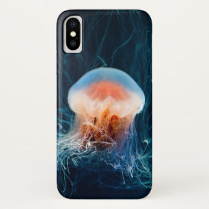 Jellyfish Underwater - Dark Glow iPhone X Case