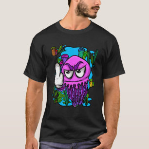 Jellyfish With Middle Finger Jelly Fish T-Shirt