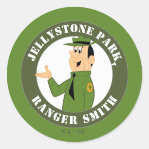 Jellystone's Ranger Smith Portrait Classic Round Sticker