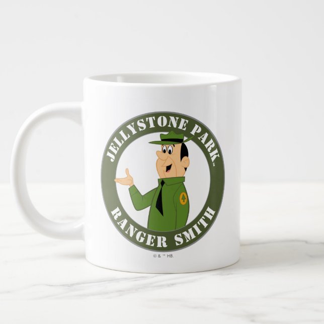 Jellystone's Ranger Smith Portrait Large Coffee Mug (Left)