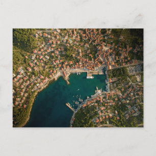 JELSA, HVAR, CROATIA - AERIAL VIEW POSTCARD