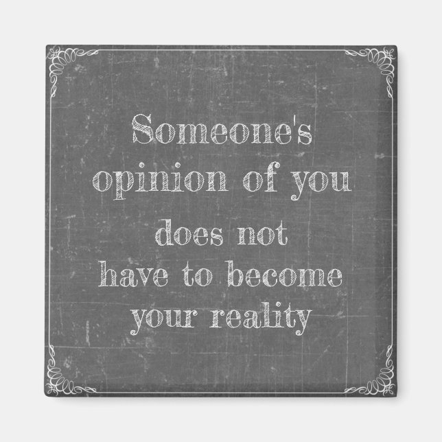 Jemandes Meinung von dir Magnet (Front)