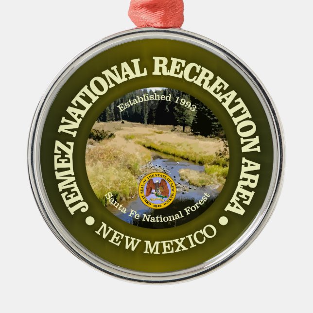 Jemez NRA Metal Tree Decoration (Front)