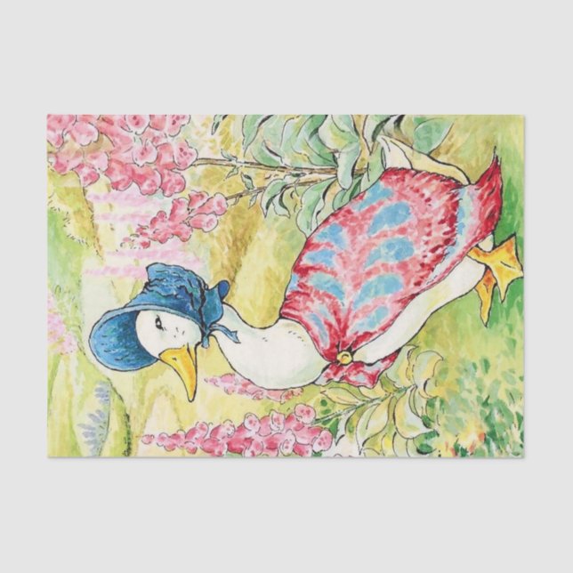 “Jemima Puddle Duck” by Beatrix Potter Tissue Paper (Front)