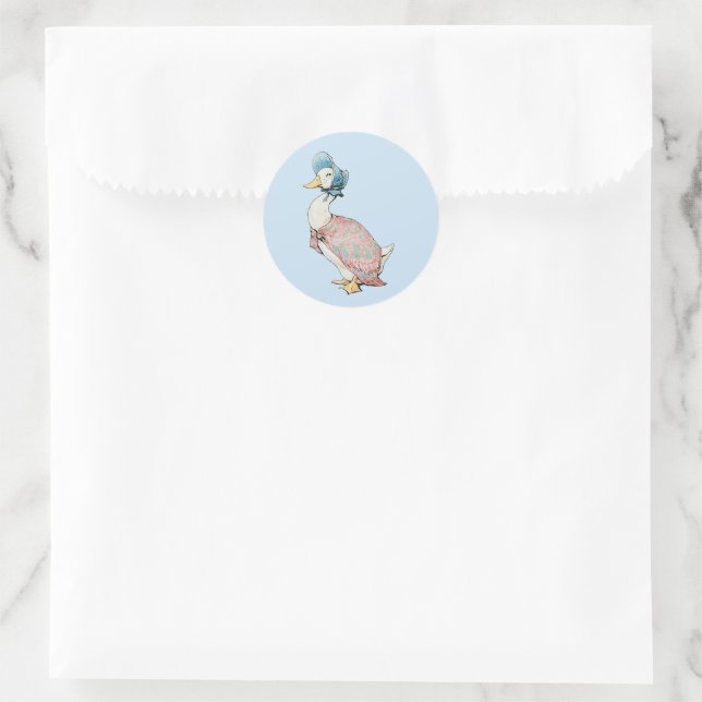 Jemima Puddle Duck   Classic Round Sticker (Bag)