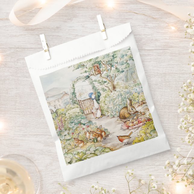 Jemima Puddle Duck in Mr Mc Gregor's Garden Favour Bags (Clipped)