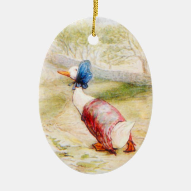 Jemima Puddle Duck Ornament (Front)