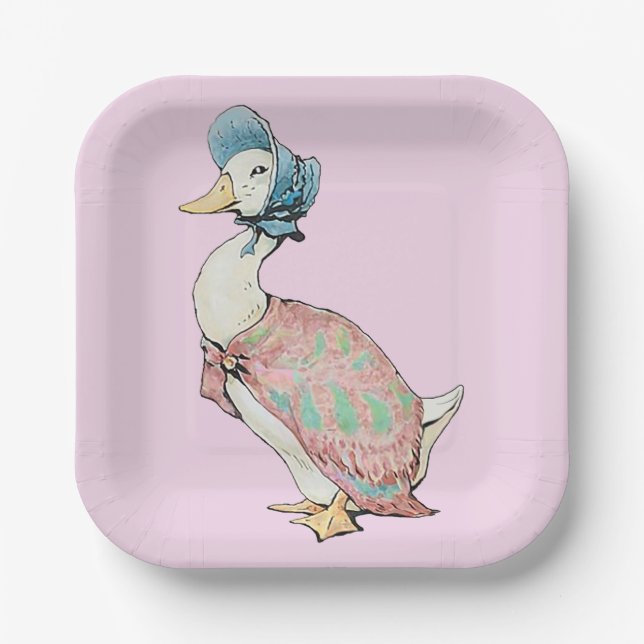 Jemima Puddle Duck Paper Plate (Front)