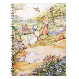 Jemima Puddle Duck taking a walk with Mr. Fox    Notebook