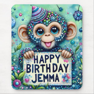JEMMA ~ BABY CHIMPANZEE ~ Mousepad