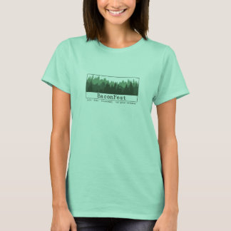 Jen - Long Sleeve Trees Brown L T-Shirt