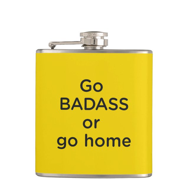 Jen Sincero Badass Flask (Front)