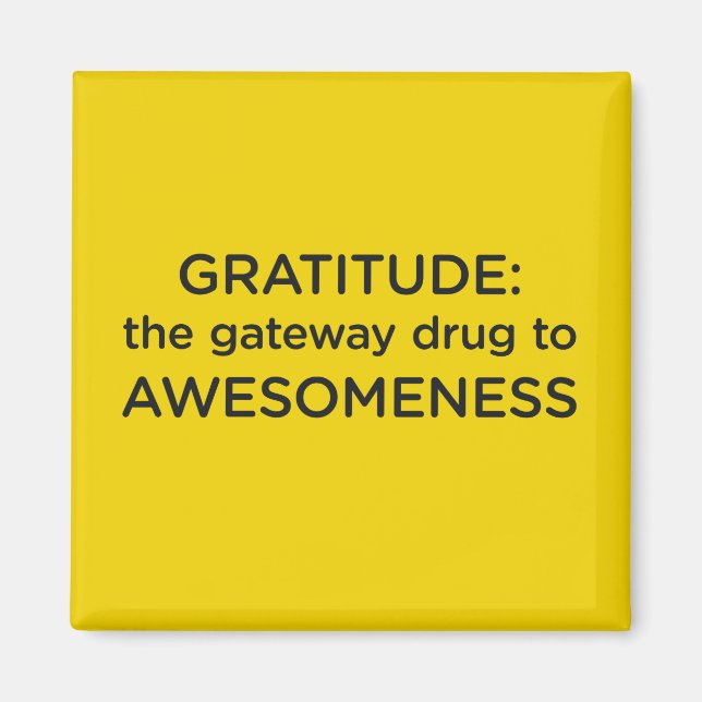 Jen Sincero Badass Motivational Quote Magnet (Front)