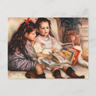 Jene and Genevive Caillebotte by Renoir Postcard