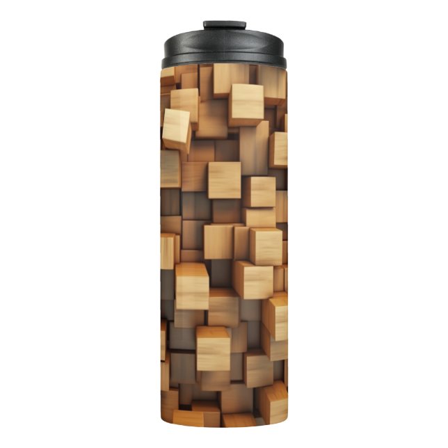 Jenga Blocks Thermal Tumbler (Front)