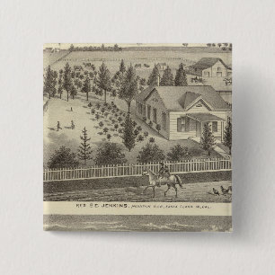 Jenkins, Snyder residences 15 Cm Square Badge