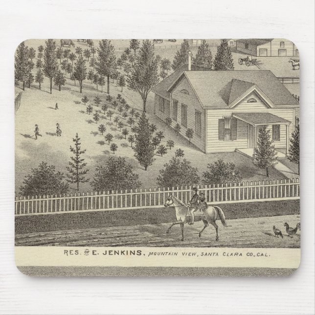 Jenkins, Snyder residences Mouse Mat (Front)