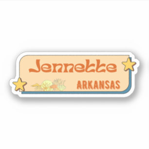 Jennette, Arkansas Sticker