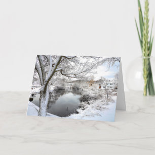 Jenney Pond winter wonderland Card