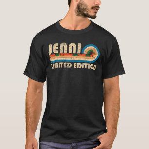 JENNI Name Personalised Funny Retro Vintage Birthd T-Shirt