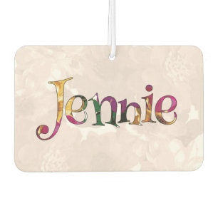 Jennie Colourful Fun Air Freshener: Cucumber-Mint Car Air Freshener