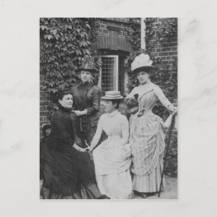 Jennie Jerome, later Lady Randolph Churchill Postcard