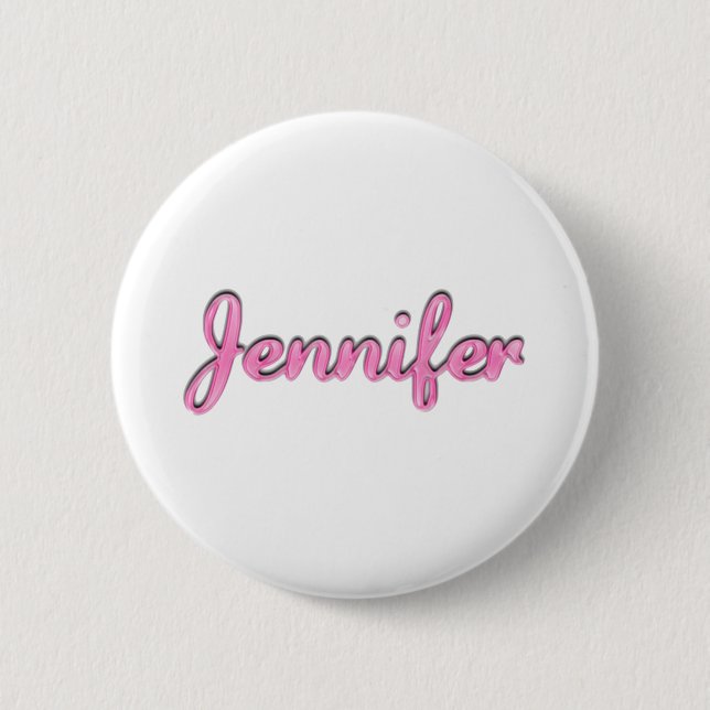 Jennifer, for Jennifer 6 Cm Round Badge (Front)